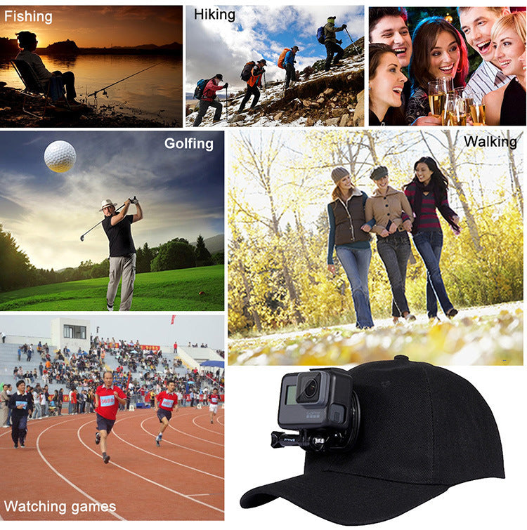 Load image into Gallery viewer, Canvas Sun Hat Cap camp together