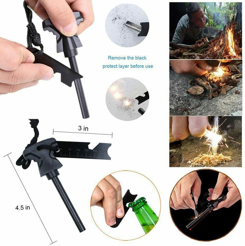 Load image into Gallery viewer, 14-In-1 Outdoor Emergency Survival Kit Camping Hiking Tactical Gear Case Set Box