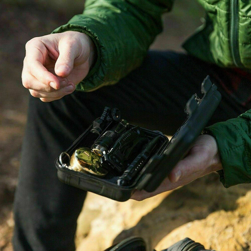 Load image into Gallery viewer, 14-In-1 Outdoor Emergency Survival Kit Camping Hiking Tactical Gear Case Set Box