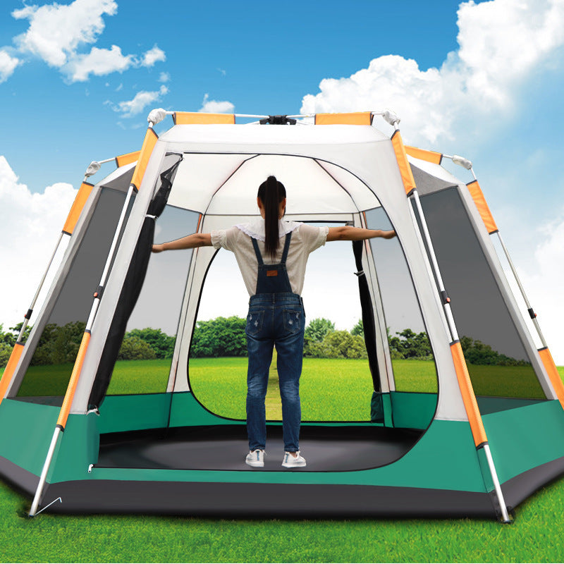 Load image into Gallery viewer, Outdoor 3-4-5-6 People Fully Automatic Camping Tent
