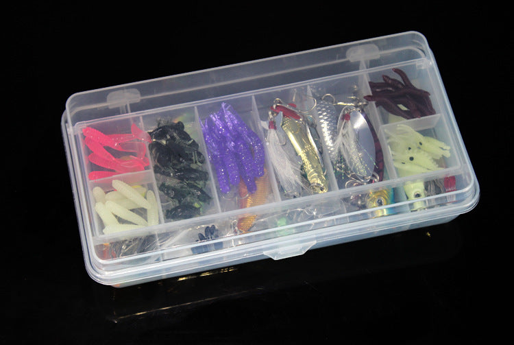 Load image into Gallery viewer, Fishing Gear Sequined Soft Bait Set
