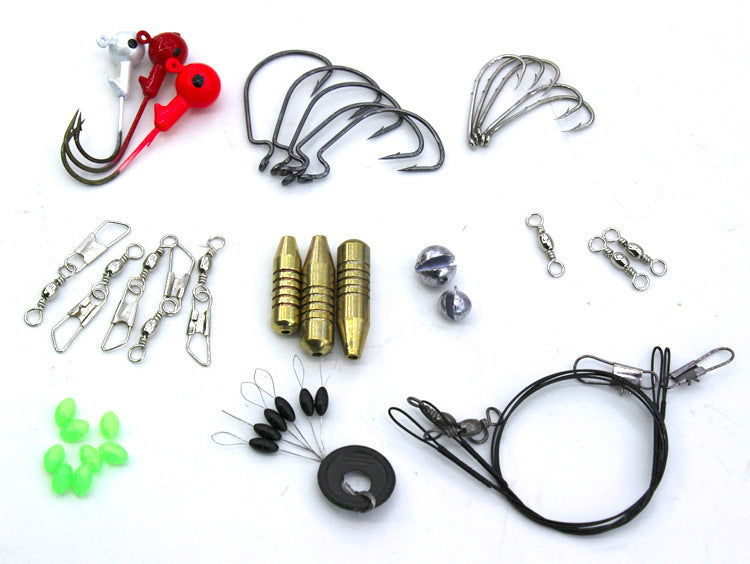 Load image into Gallery viewer, Fishing Gear Sequined Soft Bait Set
