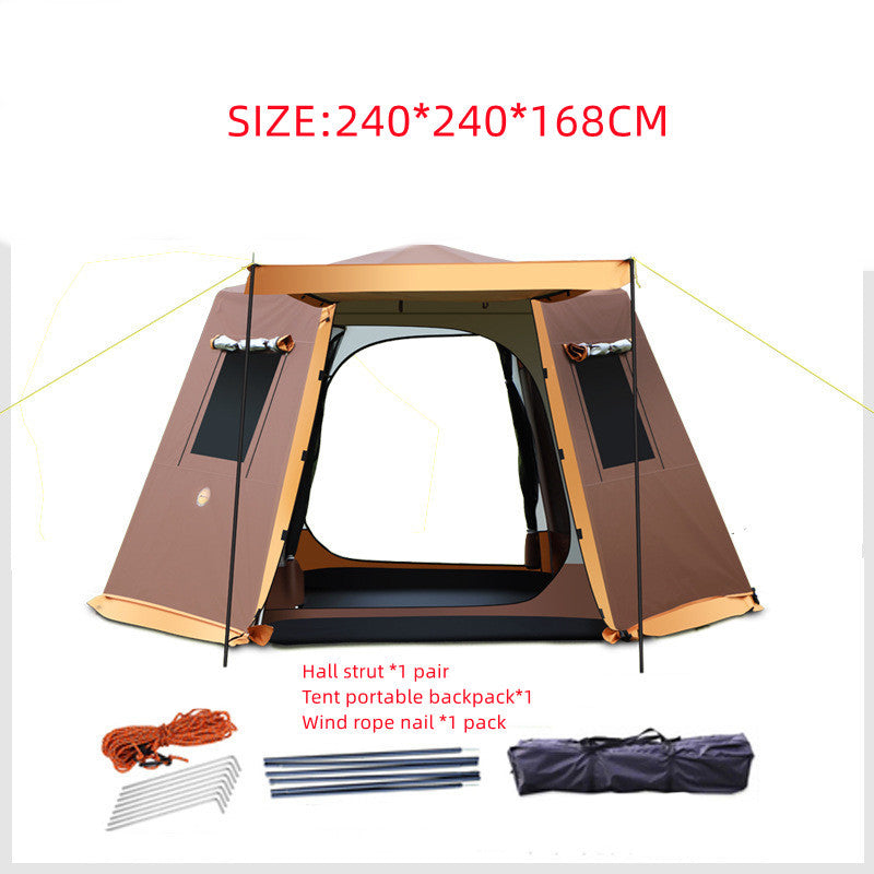 Load image into Gallery viewer, Outdoor 3-4-5-6 People Fully Automatic Camping Tent
