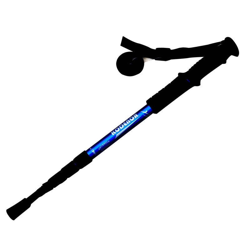 Load image into Gallery viewer, Three-section Four-section Straight Handle T Curved Handle Cane Crutches Hiking Stick
