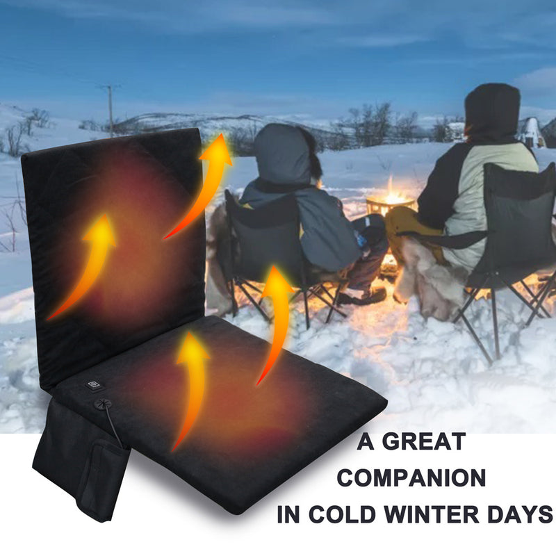 Load image into Gallery viewer, Outdoor Portable Camping Warm Heated Camping Cushion
