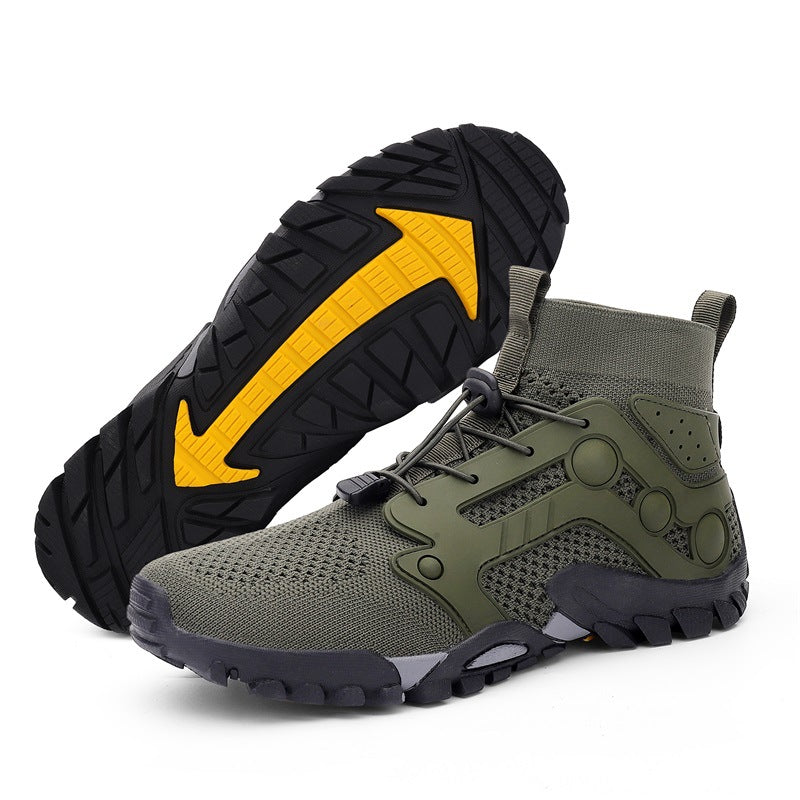 Load image into Gallery viewer, Outdoor Large Size Hiking Shoes Men&#39;s Lightweight High-top
