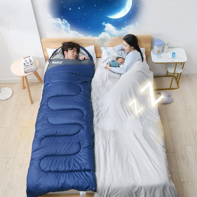 Outdoor Camping Portable Warm Trip Sleeping Bag Camp Together