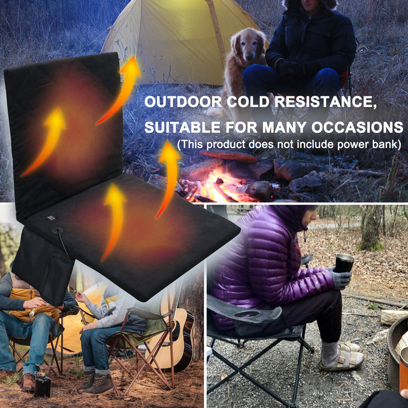 Load image into Gallery viewer, Outdoor Portable Camping Warm Heated Camping Cushion
