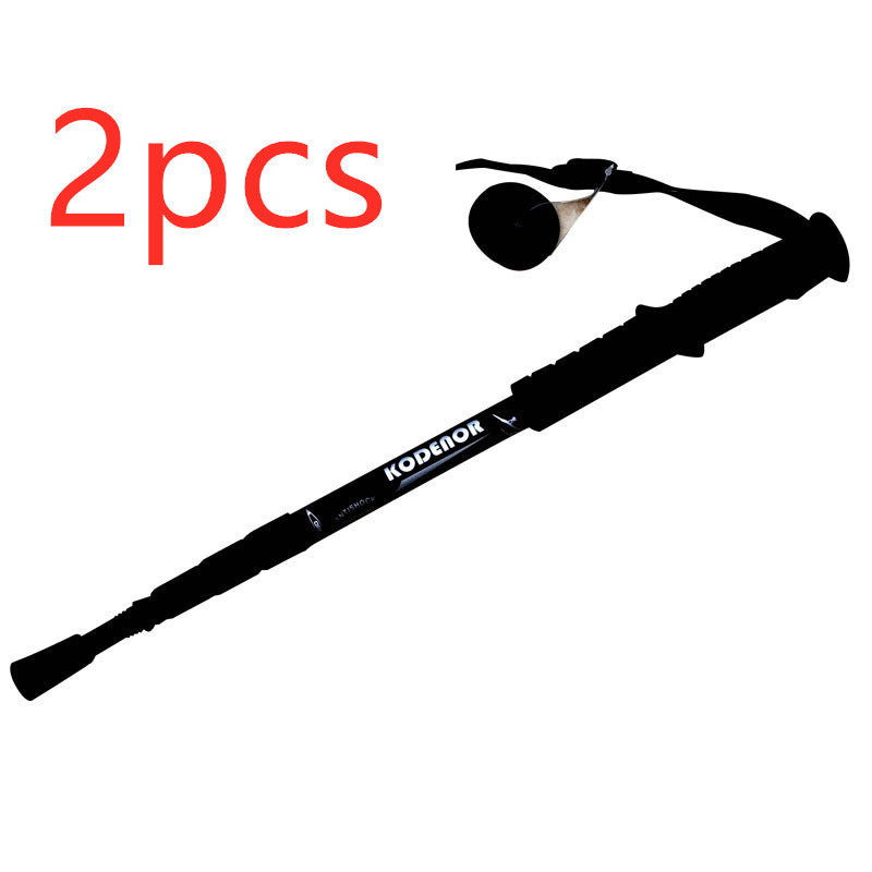 Load image into Gallery viewer, Three-section Four-section Straight Handle T Curved Handle Cane Crutches Hiking Stick
