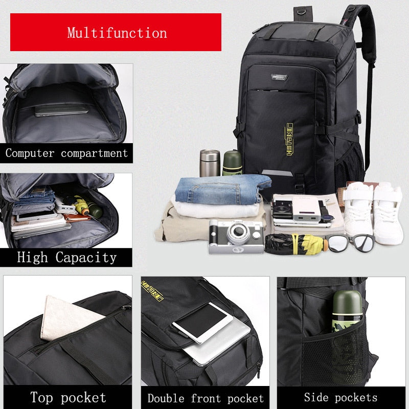 Load image into Gallery viewer, Dave Camping Waterproof Laptop Backpack
