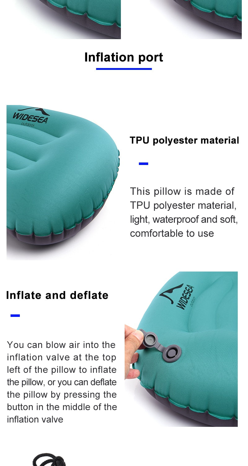 Load image into Gallery viewer, Rest Portable Inflatable Pillow for Camping
